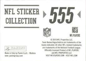 2010 Panini NFL Sticker Collection #555 Super Bowl I Back