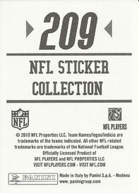 2010 Panini NFL Sticker Collection #209 Rob Bironas Back