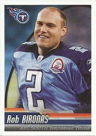2010 Panini NFL Sticker Collection #209 Rob Bironas Front
