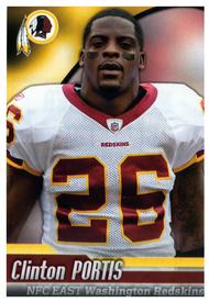 2010 Panini NFL Sticker Collection #330 Clinton Portis Front