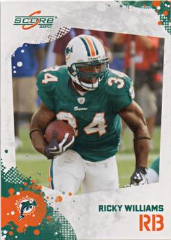 2010 Score - Glossy #156 Ricky Williams Front