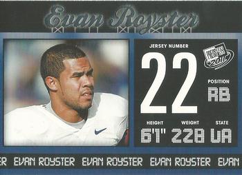 2011 Press Pass #35 Evan Royster Front