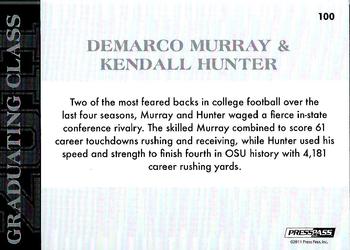 2011 Press Pass #100 DeMarco Murray / Kendall Hunter Back