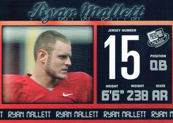 2011 Press Pass #4 Ryan Mallett Front