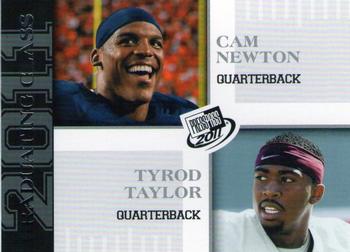 2011 Press Pass #95 Cam Newton / Tyrod Taylor Front