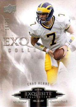 2010 Upper Deck Exquisite Collection #16 Chad Henne Front