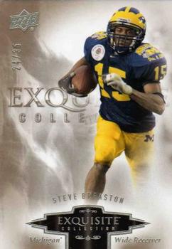 2010 Upper Deck Exquisite Collection #86 Steve Breaston Front
