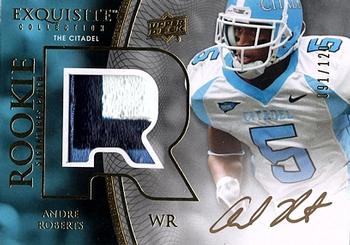 2010 Upper Deck Exquisite Collection #112 Andre Roberts Front