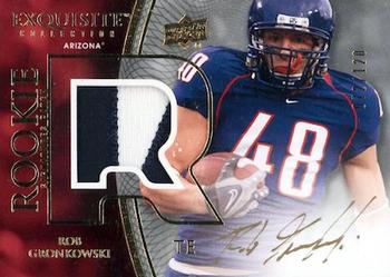 2010 Upper Deck Exquisite Collection #131 Rob Gronkowski Front