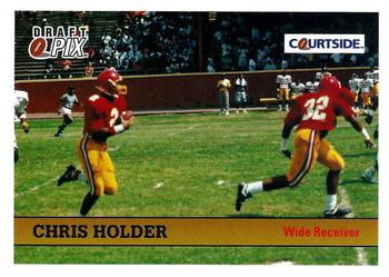 1992 Courtside Draft Pix #16 Chris Holder Front