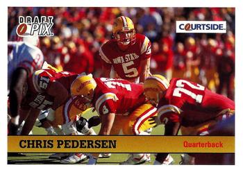 1992 Courtside Draft Pix #18 Chris Pedersen Front