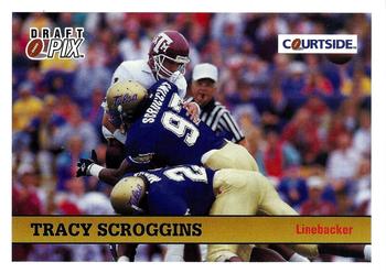 1992 Courtside Draft Pix #28 Tracy Scroggins Front