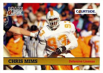 1992 Courtside Draft Pix #30 Chris Mims Front