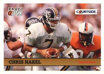 1992 Courtside Draft Pix #57 Chris Hakel Front