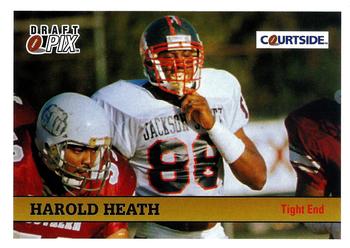1992 Courtside Draft Pix #61 Harold Heath Front