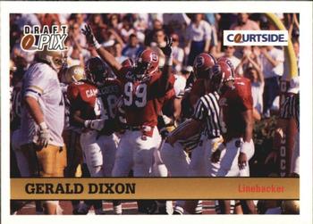 1992 Courtside Draft Pix #86 Gerald Dixon Front
