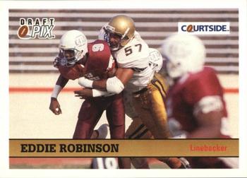 1992 Courtside Draft Pix #91 Eddie Robinson Front