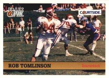 1992 Courtside Draft Pix #92 Rob Tomlinson Front