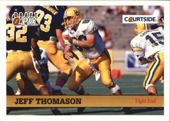 1992 Courtside Draft Pix #121 Jeff Thomason Front
