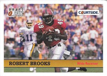 1992 Courtside Draft Pix #123 Robert Brooks Front