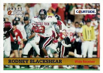 1992 Courtside Draft Pix #135 Rodney Blackshear Front