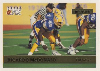1992 Courtside Draft Pix - Gold #22 Ricardo McDonald Front