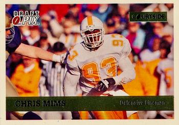 1992 Courtside Draft Pix - Gold #30 Chris Mims Front