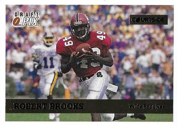 1992 Courtside Draft Pix - Gold #123 Robert Brooks Front