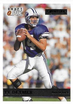 1992 Courtside Draft Pix - Silver #25 Ty Detmer Front