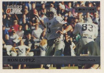 1992 Courtside Draft Pix - Silver #62 Ron Lopez Front
