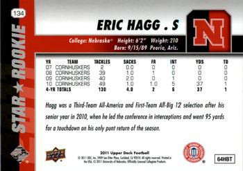2011 Upper Deck #134 Eric Hagg Back