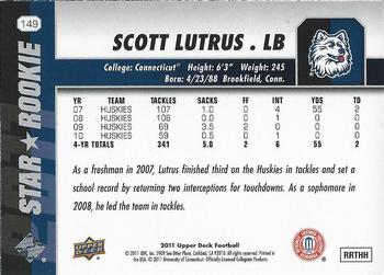 2011 Upper Deck #149 Scott Lutrus Back