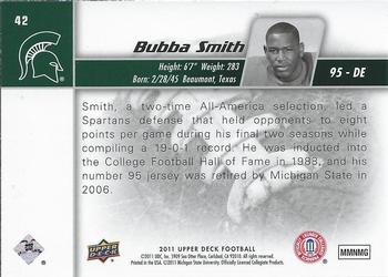 2011 Upper Deck #42 Bubba Smith Back