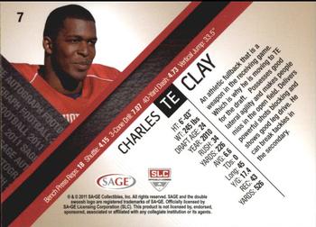 2011 SAGE #7 Charles Clay Back
