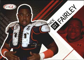2011 SAGE #9 Nick Fairley Front