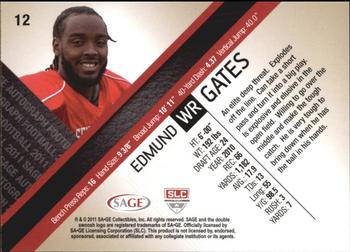 2011 SAGE #12 Edmund Gates Back