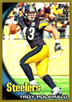 2010 Topps - Gold #106 Troy Polamalu Front