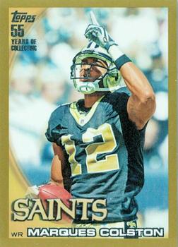 2010 Topps - Gold #6 Marques Colston Front