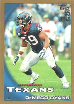 2010 Topps - Gold #37 DeMeco Ryans Front