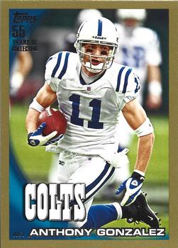 2010 Topps - Gold #38 Anthony Gonzalez Front
