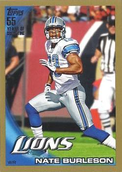 2010 Topps - Gold #43 Nate Burleson Front