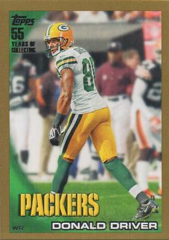 2010 Topps - Gold #76 Donald Driver Front