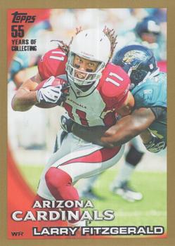 2010 Topps - Gold #80 Larry Fitzgerald Front