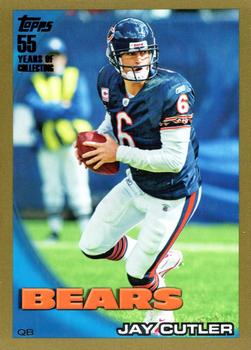 2010 Topps - Gold #266 Jay Cutler Front