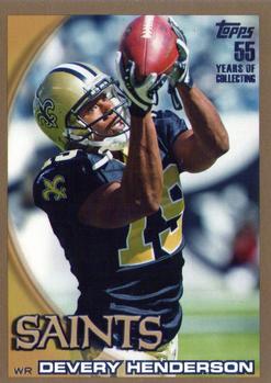 2010 Topps - Gold #241 Devery Henderson Front