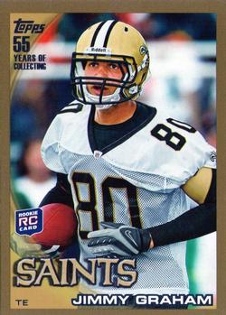 2010 Topps - Gold #265 Jimmy Graham Front