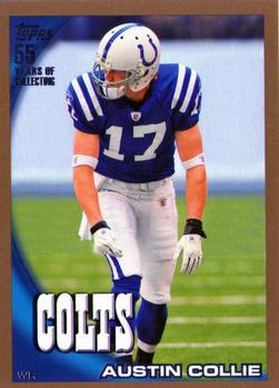 2010 Topps - Gold #269 Austin Collie Front