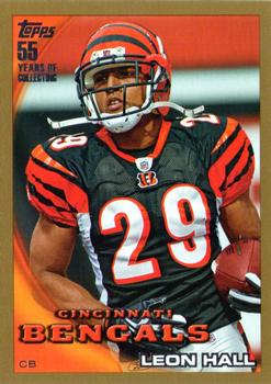 2010 Topps - Gold #291 Leon Hall Front