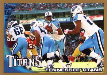 2010 Topps - Gold #355 Tennessee Titans Front