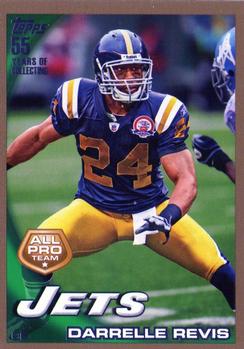 2010 Topps - Gold #401 Darrelle Revis Front